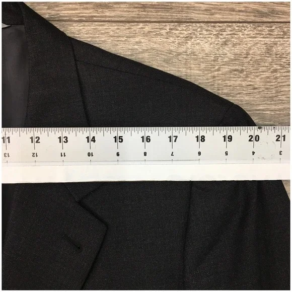 VINTAGE CANALI Mens Wool BlazerSport Coat Casual Jacket Size 42R Classic Suit